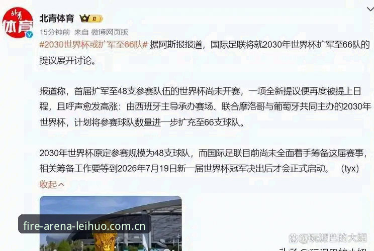电竞赛事投注平台 世界杯扩军66队背后的投注策略与观赛必备知识